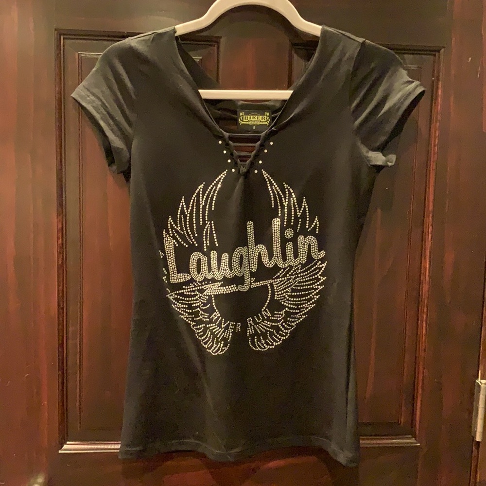 Black size S bejeweled Biker Company Clothes